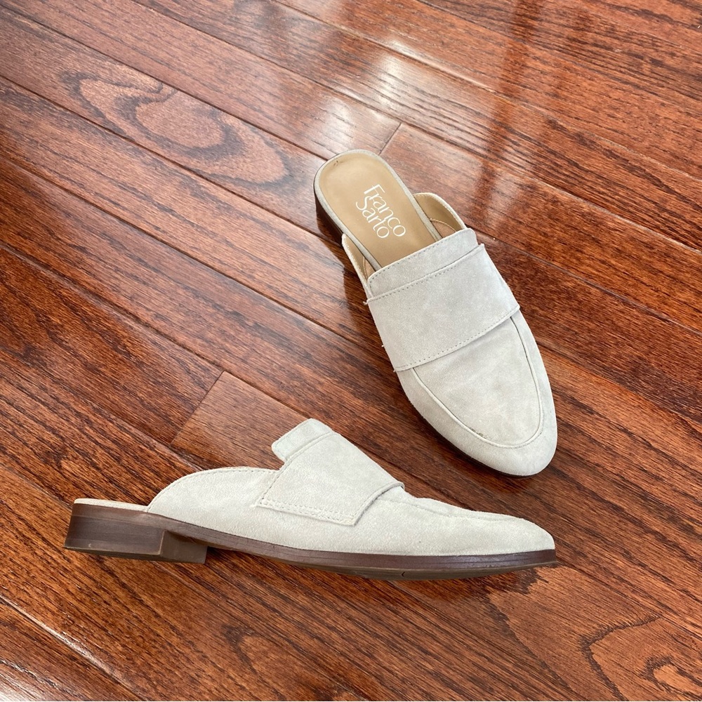 Franco Sarto Gray Suede Loafer